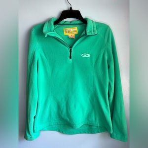 Lady Drake Waterfowl Systems Sweater Womens Medium 1/4 Zip Micro Fleece Jacket